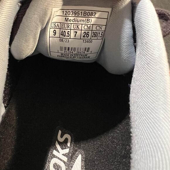 Brooks Ghost Max Shoes Womens 9 Black Blue Running Cushioned 1203951B082 - Picture 10 of 10